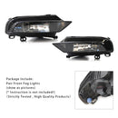Pair Front Fog Light Lamps With Bulbs For Audi A3 Saloon 8V0941699B 2015-2016-9