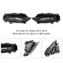 Pair Front Fog Light Lamps With Bulbs For Audi A3 Saloon 8V0941699B 2015-2016-10