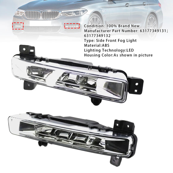 Pair LED Front Daytime Running Fog Light For BMW G30 G38 17-19 63177349131