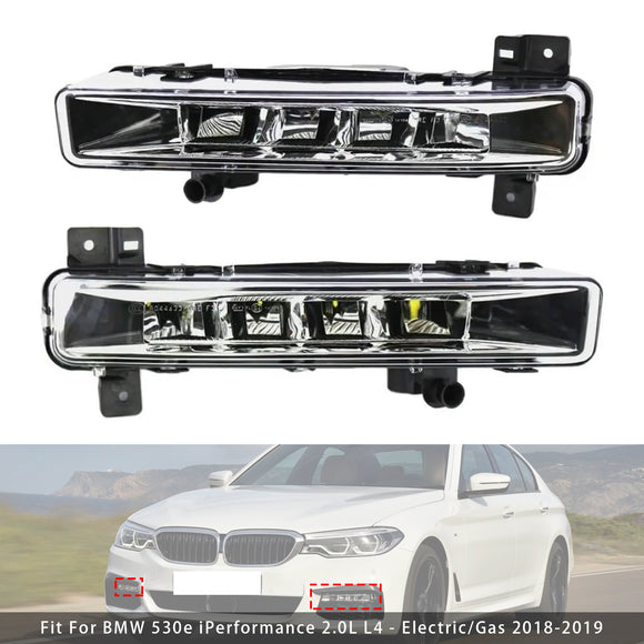 Pair LED Front Daytime Running Fog Light For BMW G30 G38 17-19 63177349131