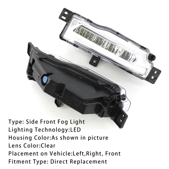 Par de luces LED antiniebla del parachoques delantero para BMW X3 G01 G08 X4 G02 2018-2019 63177412528