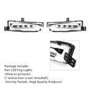 Par de luces LED antiniebla del parachoques delantero para BMW X3 G01 G08 X4 G02 2018-2019 63177412528-9