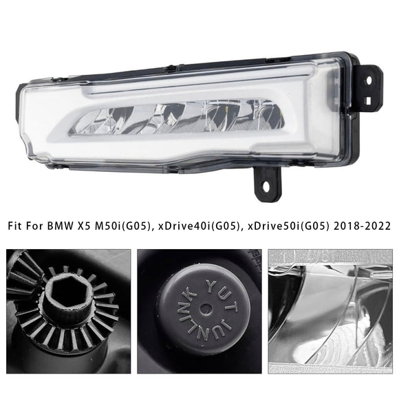 1 Uds. Luz antiniebla delantera LED izquierda para BMW X5 G05 2018-2022 63177406365