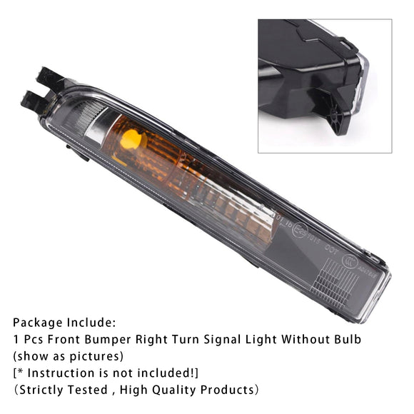 1 Stück Frontstoßstange Rechts Blinker Licht für Volkswagen Beetle 12-19 5C5953042A