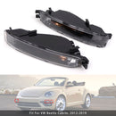 Par de luces intermitentes de parachoques delantero sin bombillas para VW Beetle 12-19 5C5953041A-8