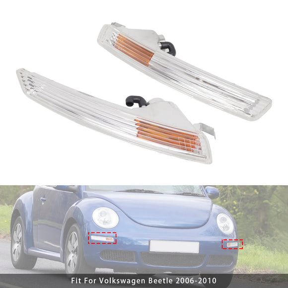 Paar voorbumper richtingaanwijzer zonder lampen voor VW Kever 06-10 1C0953041R