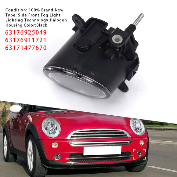 1 Uds. Luz antiniebla izquierda del parachoques delantero para Mini Cooper One R50 R52 R53 63176925049