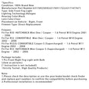1 Stuks Voorbumper Rechts Mistlamp Voor Mini Cooper Een R50 R52 R53 63176925050-14