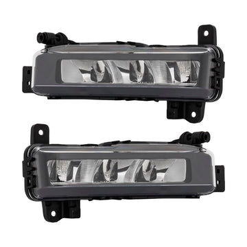 Pair LED Front Bumper Fog Lights For BMW G20 G21 X1 F48 LCI F45 F46 2017-2021 63178089525 63178089526