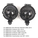 Pair Front Bumper Fog Light For Mini R55 R56 R58 R59 R60 63172751295 Smoke Lens-7