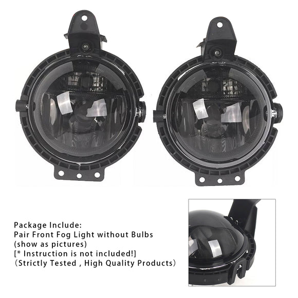 Pair Front Bumper Fog Light For Mini R55 R56 R58 R59 R60 63172751295 Smoke Lens