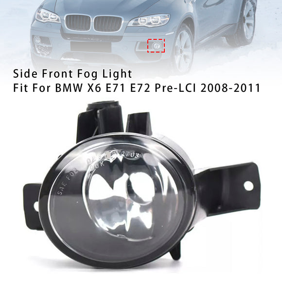 1 Uds. Lámparas de luz antiniebla delanteras izquierdas para BMW X6 E71 E72 2008-2011 63177187631