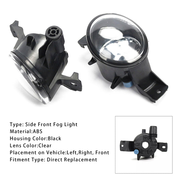 Pair Front Fog Light Lamps Without Bulbs For BMW X6 E71 E72 08-11 63177187631