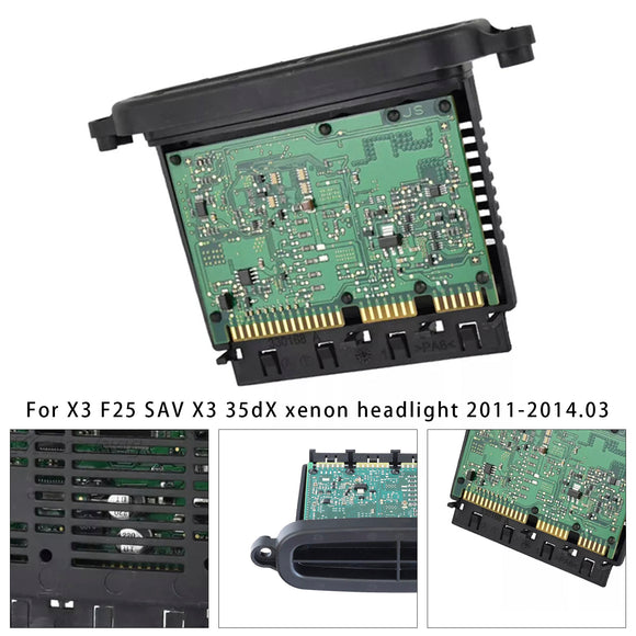 Unidad de control del módulo del controlador de faros de xenón 63117316214 para BMW X3 F25 2010-2014
