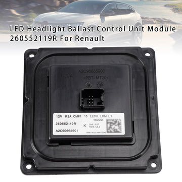 LED Headlight Ballast Control Unit Module 260552119R For Renault - 0