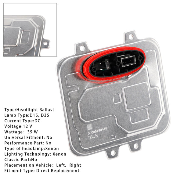 Xenon Headlight Ballast Control Module 5DV00993200 For Vauxhall Insignia 2008-2017