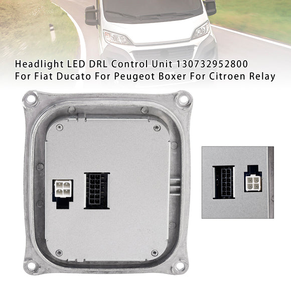 Unidad de control de faros LED DRL 130732952800 para Fiat Ducato para Peugeot Boxer