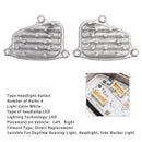 2PCS Left+Right Headlight LED DRL Module With Heat Sink 6F0941475/76 For SEAT ARONA KJ-4