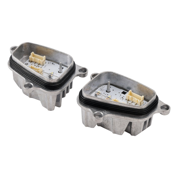 2PCS Left+Right Headlight LED DRL Module With Heat Sink 6F0941475/76 For SEAT ARONA KJ