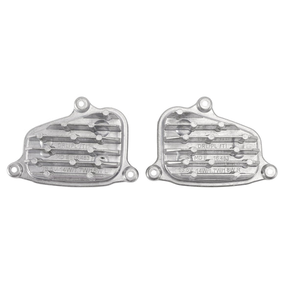2PCS Left+Right Headlight LED DRL Module With Heat Sink 6F0941475/76 For SEAT ARONA KJ