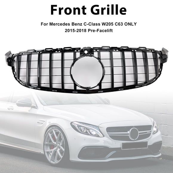Griglia paraurti anteriore compatibile con Mercedes Benz W205 C63 2015-2018 Pre-restyling