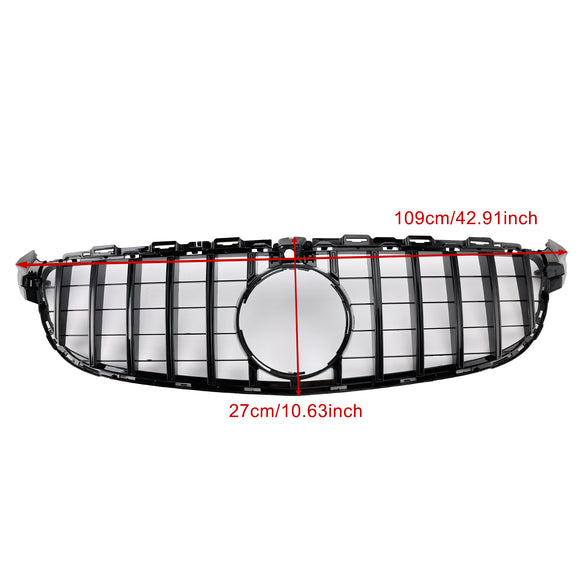 Griglia paraurti anteriore compatibile con Mercedes Benz W205 C63 2015-2018 Pre-restyling