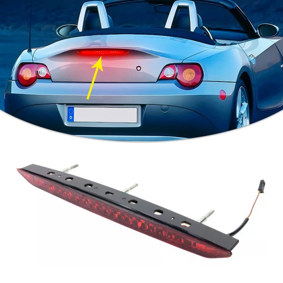 Troisième feu stop rouge, feu stop pour coffre et hayon, pour BMW Z4 E85 2002 – 2008