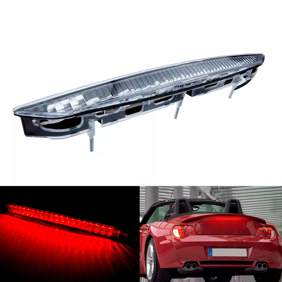 Clear Lens LED Rear High Level Third Stop Brake Light For BMW Z4 E85 2002-2008
