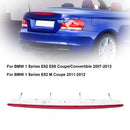 Tercera luz de freno roja 63257164978 para BMW Serie 1 128i 135i M E82 E88-3