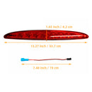 Tercera tercera luz de freno luz trasera roja para Mini Cooper R50 R53 02-06-7