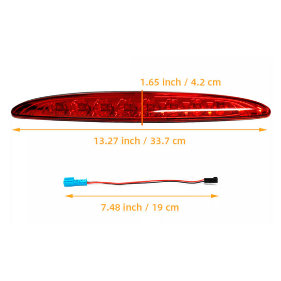 Tercera tercera luz de freno luz trasera roja para Mini Cooper R50 R53 02-06