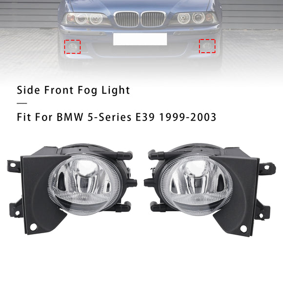 Para świateł przeciwmgielnych przedniego zderzaka bez żarówek do BMW E39 serii 5 1999-2003
