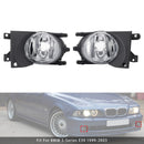 Para świateł przeciwmgielnych przedniego zderzaka bez żarówek do BMW E39 serii 5 1999-2003-8