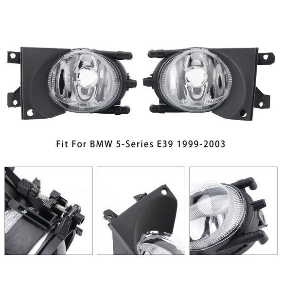 Para świateł przeciwmgielnych przedniego zderzaka bez żarówek do BMW E39 serii 5 1999-2003
