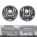 Pair Front Fog Lights Lamps With Bulbs For GMC Sierra 1500 2007-2013 Clear Lens-8