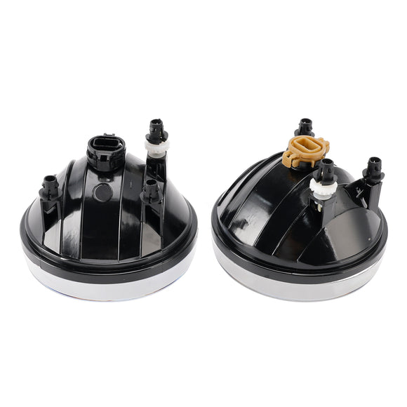 Pair Front Fog Lights Lamps With Bulbs For GMC Sierra 1500 2007-2013 Clear Lens