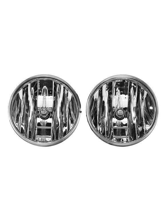 Pair Front Fog Lights Lamps With Bulbs For GMC Sierra 1500 2007-2013 Clear Lens