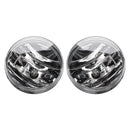 Pair Front Fog Lights Lamps With Bulbs For GMC Sierra 1500 2007-2013 Clear Lens-4