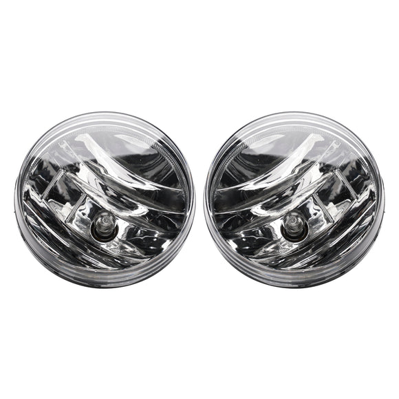 Pair Front Fog Lights Lamps With Bulbs For GMC Sierra 1500 2007-2013 Clear Lens