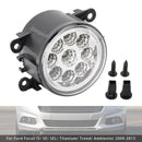 9 LED Daytime Running Fog Lights For Ford Focus Fiesta C-Max 84501AJ00A-8