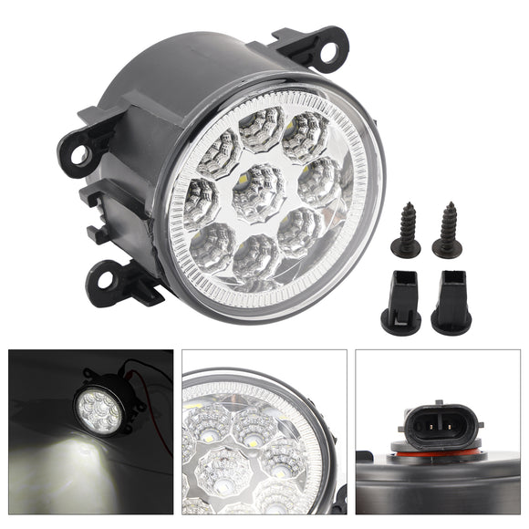 9 LED Daytime Running Fog Lights For Ford Focus Fiesta C-Max 84501AJ00A