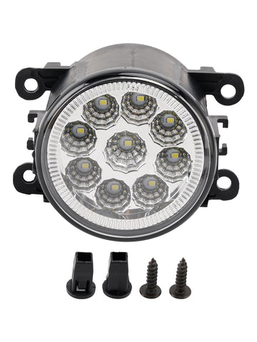 9 LED Daytime Running Fog Lights For Ford Focus Fiesta C-Max 84501AJ00A 2011-2019 - 0