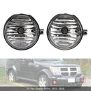 Par de luces antiniebla para Dodge Chrysler Caliber Jeep Compass 4805857AA lente transparente-8