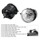 Par de luces antiniebla para Dodge Chrysler Caliber Jeep Compass 4805857AA lente transparente-9