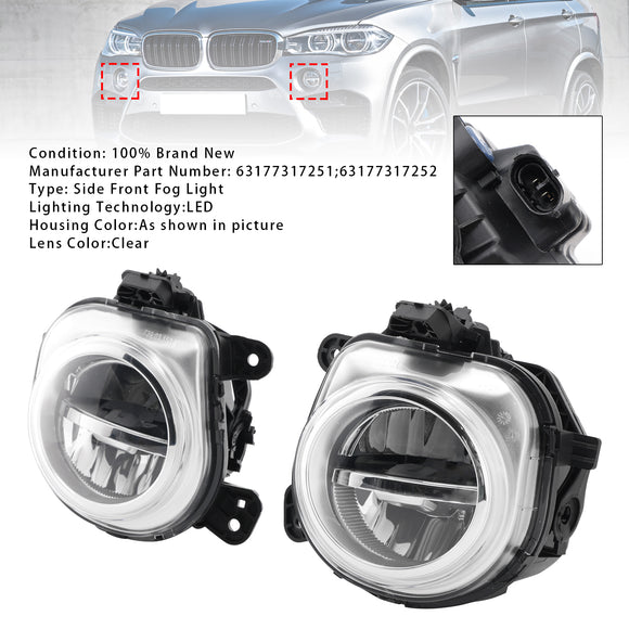 Paar LED Mistlampen Voor BMW X3 F25 X4 F26 X5 F15 X6 F16 63177317252