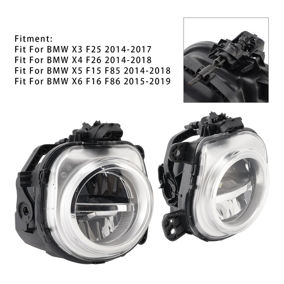 Paar LED Mistlampen Voor BMW X3 F25 X4 F26 X5 F15 X6 F16 63177317252