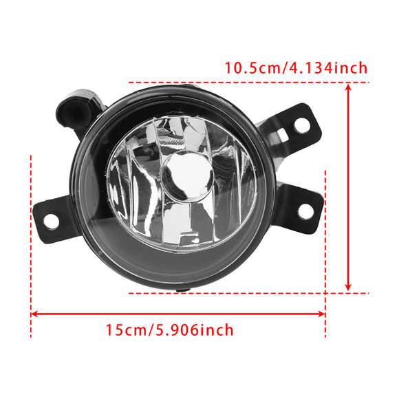 1 stks Mistlamp linksvoor zonder lamp voor BMW X1 E84 2009-2015 63172993525