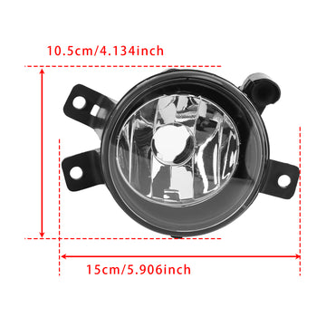 1 Pcs Front Right Fog Light Without Bulb For BMW X1 E84 2009-2015 63172993526 - 0
