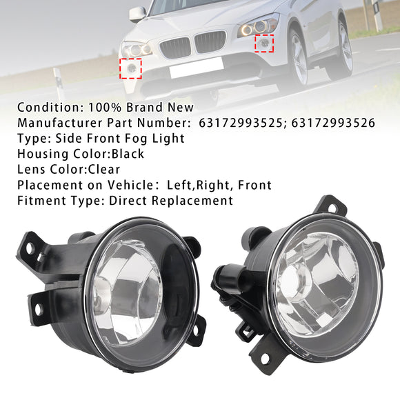 Paar mistlampen zonder lamp voor BMW X1 E84 2009-2015 63172993526