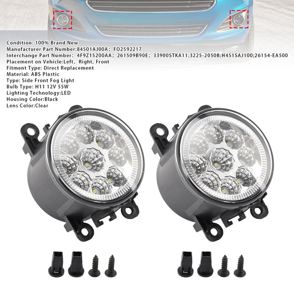 Pari LED-päiväsumuvalot Ford Focus Fiesta C-Max 84501AJ00A